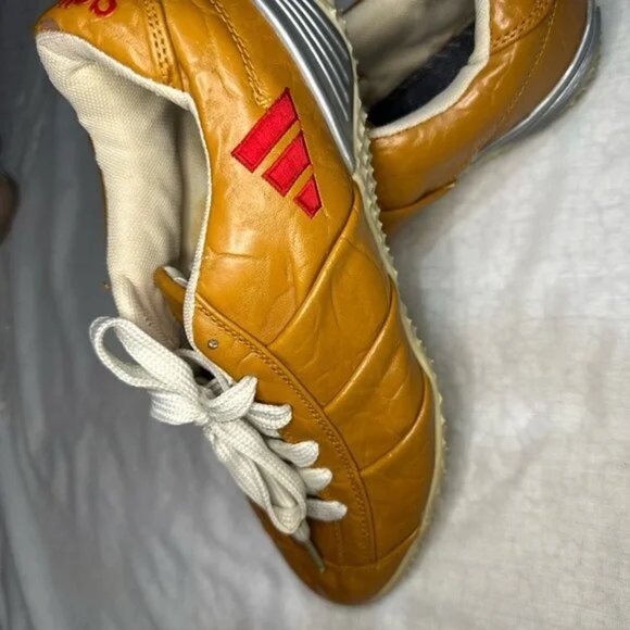 Adidas Gold Golf Shoes Size 8 - Picture 6 of 6